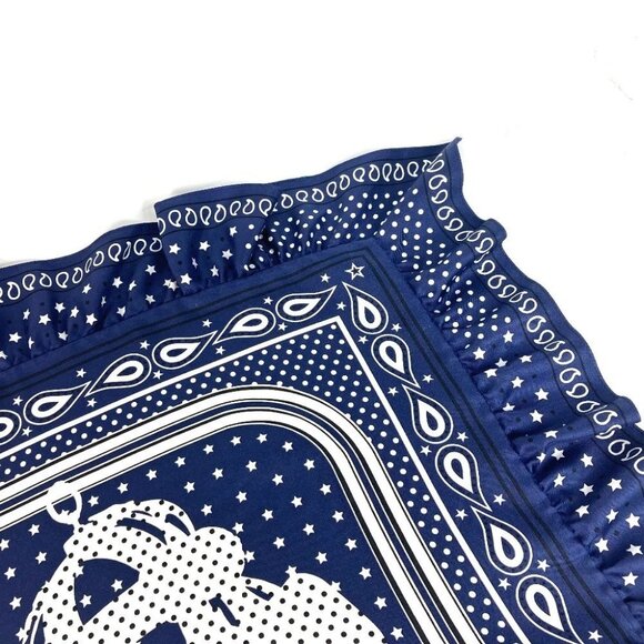 HERMES Carre70 Frill BRIDES DE GALA A POIS Dot polka dots Scarf Unused - Picture 7 of 16